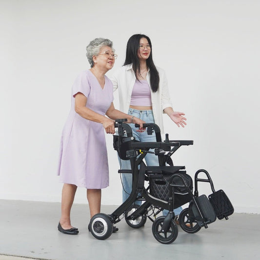 MWHEEL Rollator Motorised Electric Wheelchair
